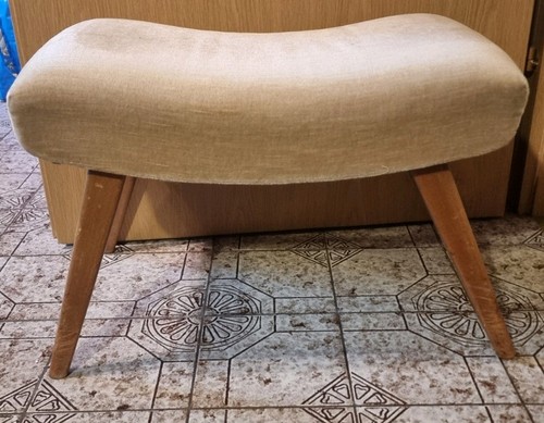 Hocker beige 50er 60er 70er - beige,