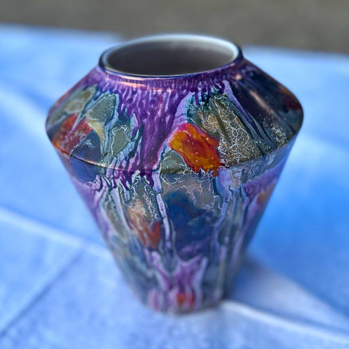 Vintage keramik vase scheurich - keramik,
