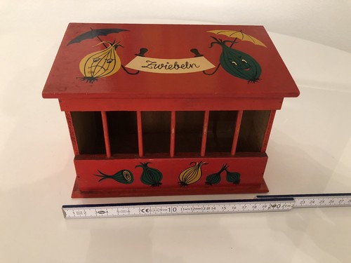 Vintage zwiebelbox holz - vintage,