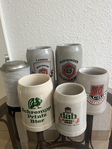 Verschiedene bierkrüge aus - verschiedene,